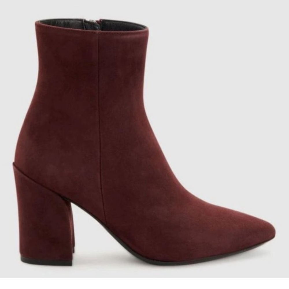 Aquatalia Palomina Ankle Booties in‎ Deep Wine 6M